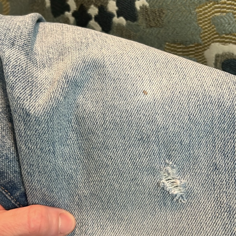 MOUSSY women's colemont straight jeans in light blue - Picture 4 of 4